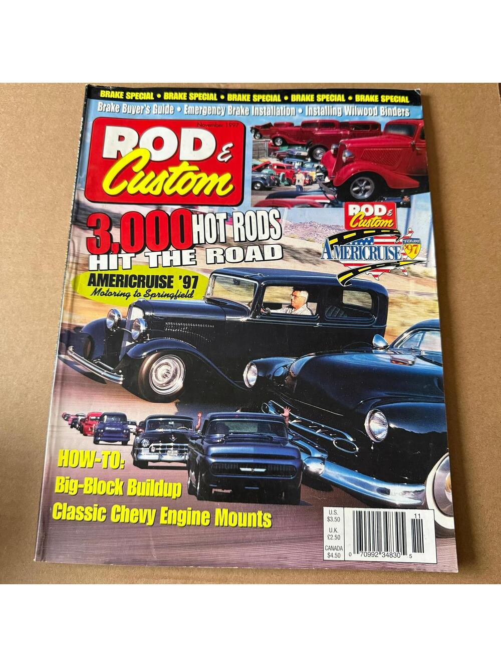 Vintage Hot Rodder Chevy Auto Magazine Custom Rodder B2